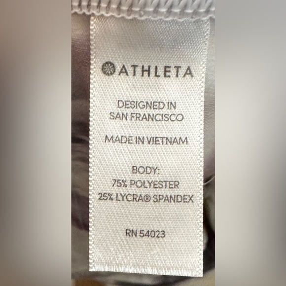 Athleta Floral Print Leggings - Black and Gray - Picture 6 of 9